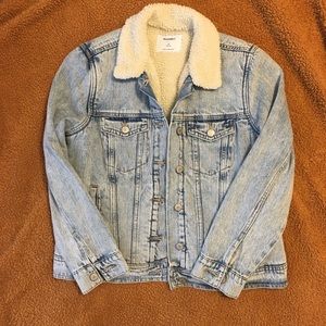 Sherpa Lined Jean Jacket - Like New